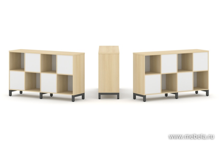 Каркас стеллажа 2 яруса (без вставок и задних стенок)