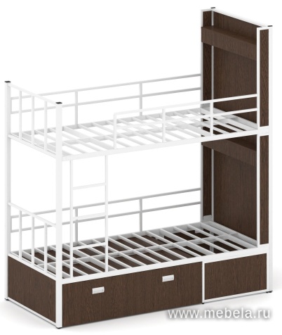 Кровать металлическая двухъярусная