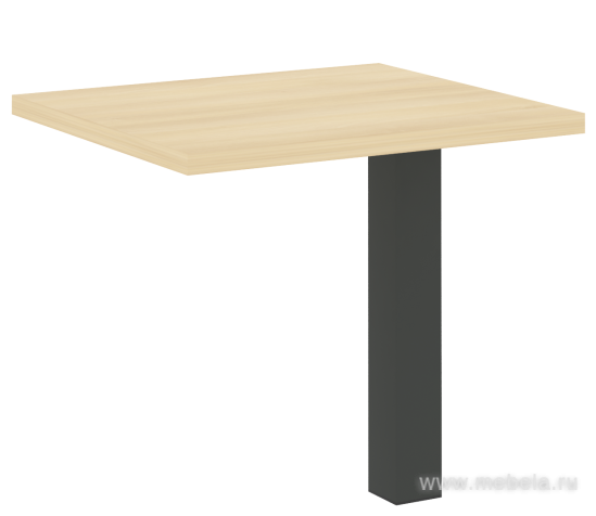 Брифинг-приставка с опорой к столу руководителя