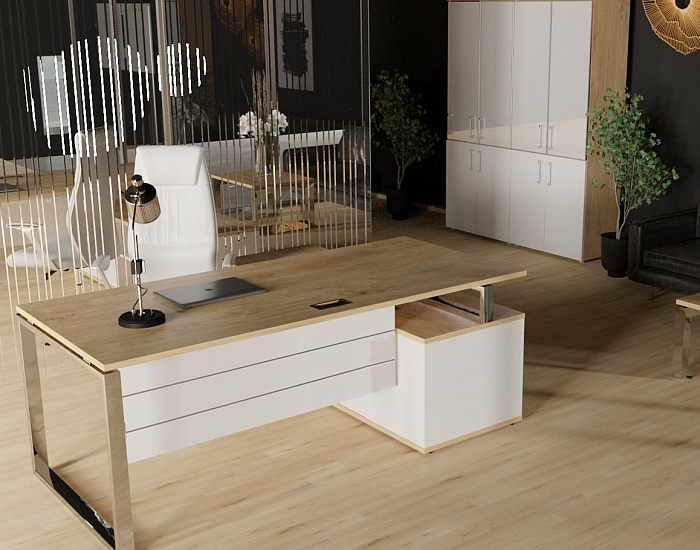 фото кабинет Шифт Хром Тиквуд					 №3					