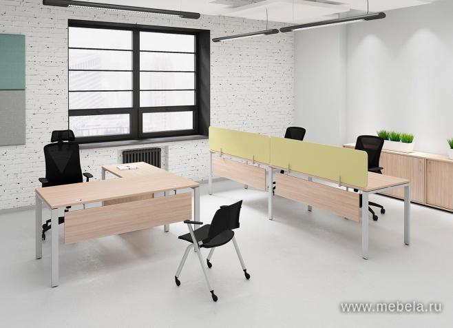 Офисный шкаф для документов (белое матовое стекло)