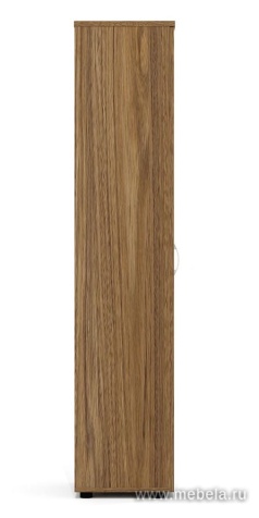 Офисный шкаф закрытый узкий с полками