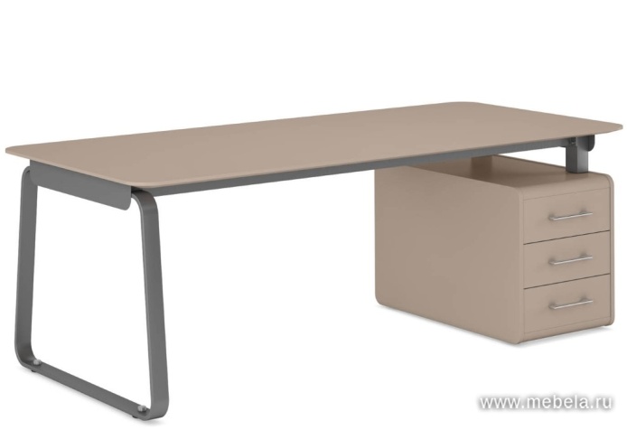 Стол с опорной тумбой универсальный