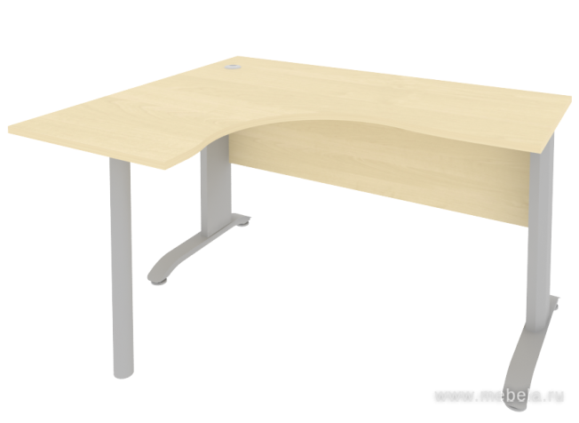 Стол эргономичный на металлокаркасе (левый)