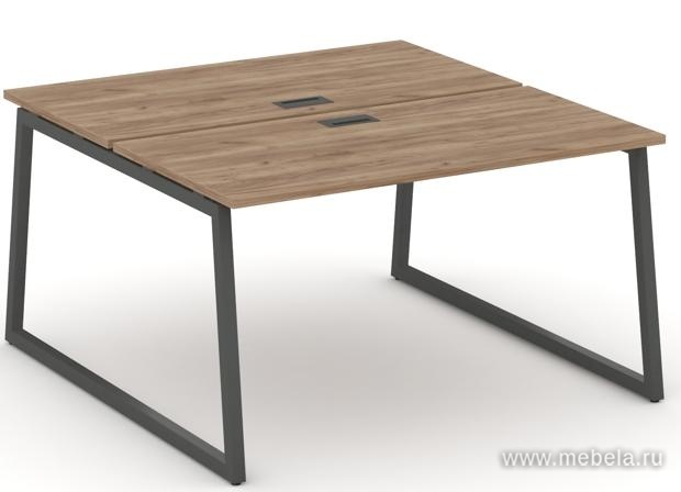 Рабочая станция двухсторонняя на T1-образных опорах 40х40 (Левый/Правый)