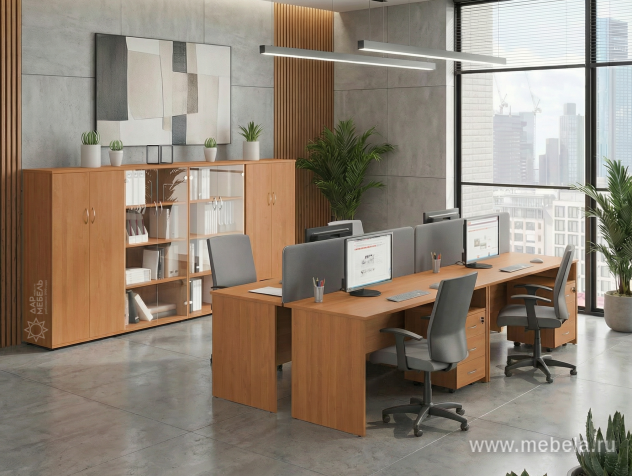 Стеллаж угловой правый