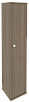 Офисный шкаф высокий узкий закрытый