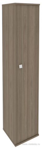 Офисный шкаф высокий узкий закрытый