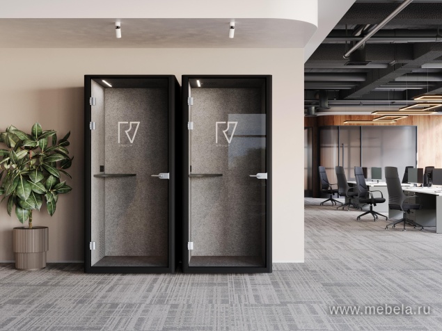 Четырехместная акустическая кабина (задняя стенка металл)         