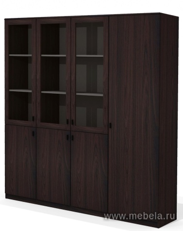 Комбинированный шкаф с гардеробом (задняя стенка - ЛДСП 16 мм