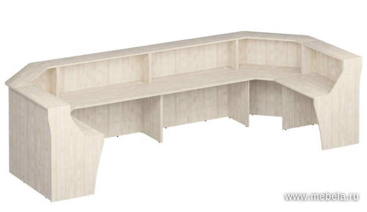 Стойка ресепшн прямая с вырезом