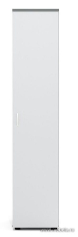 Гардероб с продольной штангой, узкий