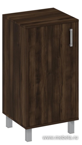 Офисный шкаф низкий ЛЕВЫЙ, дверь ДСП без замка