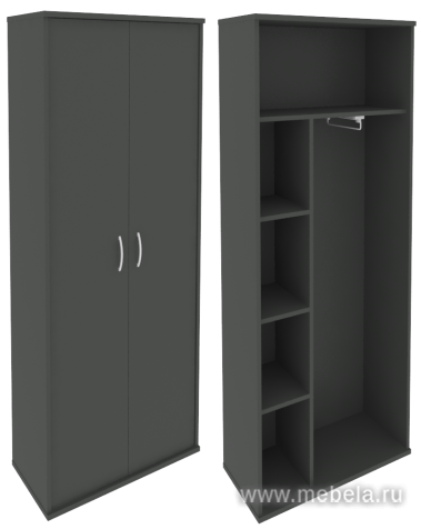 Гардероб комбинированный (выдвижная вешалка)