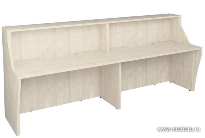 Стойка ресепшн прямая с вырезом