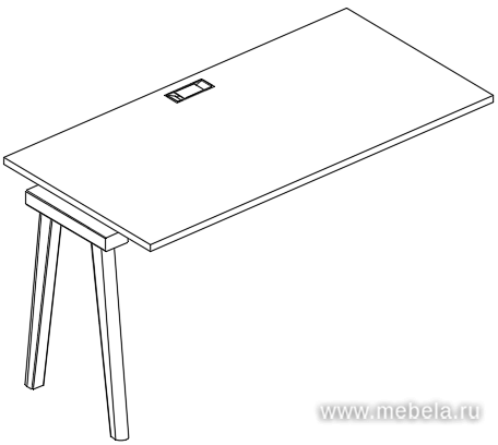 Секция стола рабочей станции