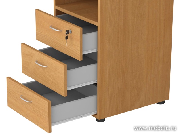 Тумба приставная (с замком)