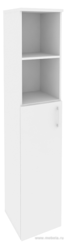 Офисный шкаф высокий узкий (лев/прав) 