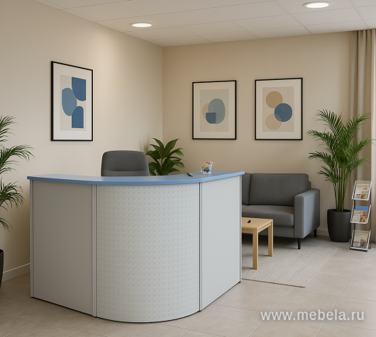 Стойка ресепшн прямая Эдем 140