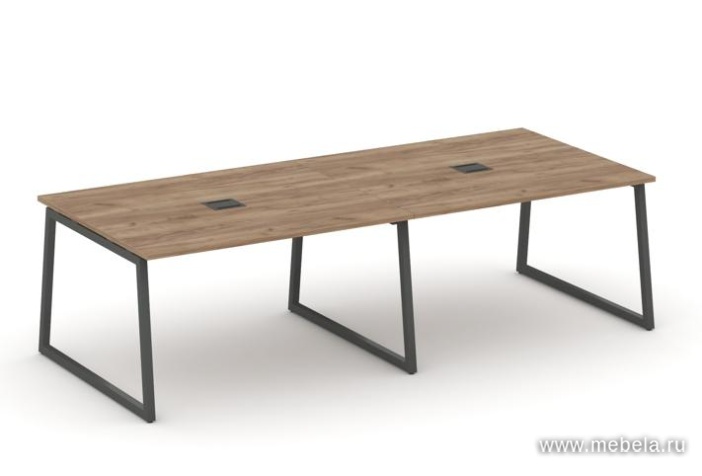 Стол переговорный на T1-образных опорах 40х40