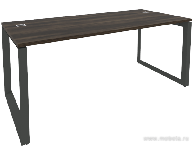 Стол руководителя на О-образном металлокаркасе