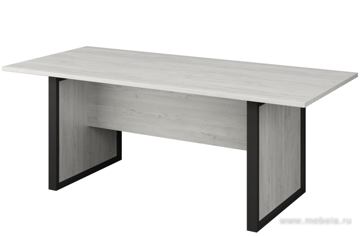 Стол переговорный (металлик , белый, антрацит)