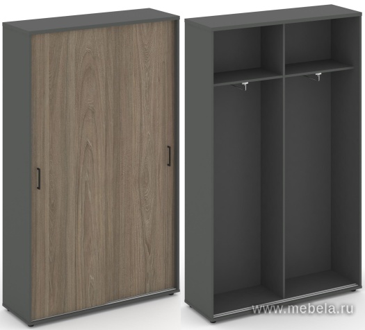 Шкаф-купе для одежды, задняя стенка ЛДСП