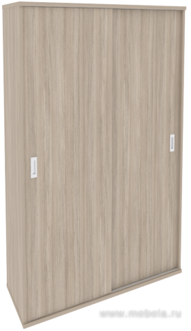 Офисный шкаф-купе с полками