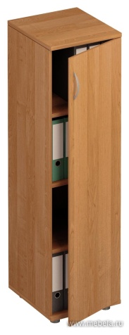 Офисный шкаф для документов узкий закрытый