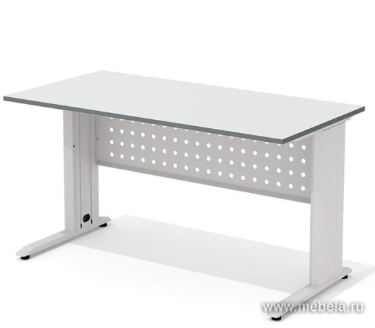 Стол прямой на металлокаркасе