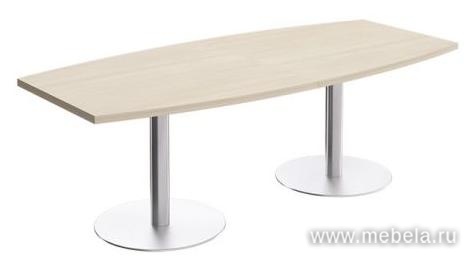 Стол для переговоров на опорах-колоннах