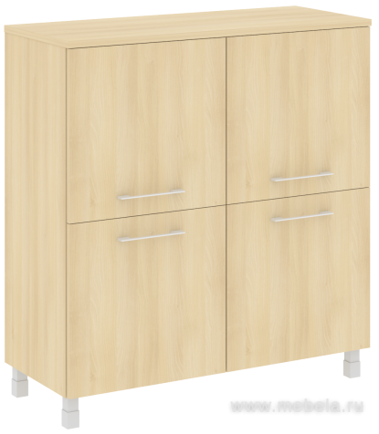 Офисный шкаф квадратный закрытый