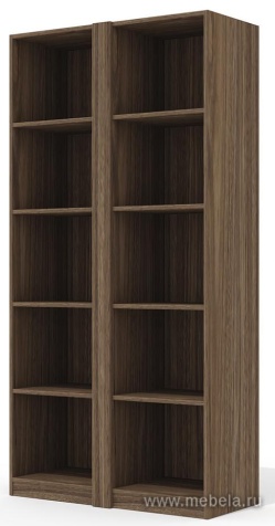 Офисный шкаф высокий со стеклом (полки ЛДСП)