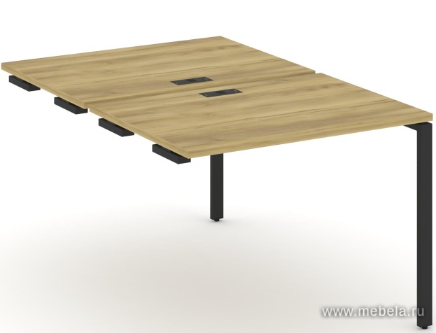 Двойной стол приставка к опорным тумбам/шкафам