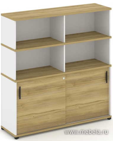 Офисный шкаф-купе опорный/приставной с надставкой высокой