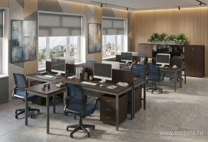 Стеллаж низкий узкий