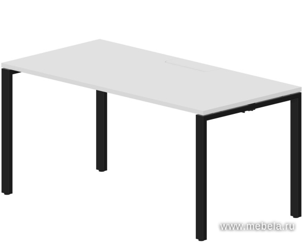 Стол письменный (меламиновый аутлет) на П-образном металлокаркасе Strike